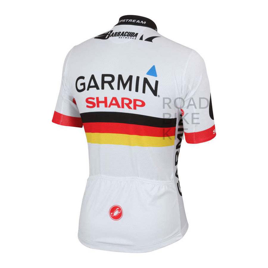 garmin sharp german champion  jersey back 2012