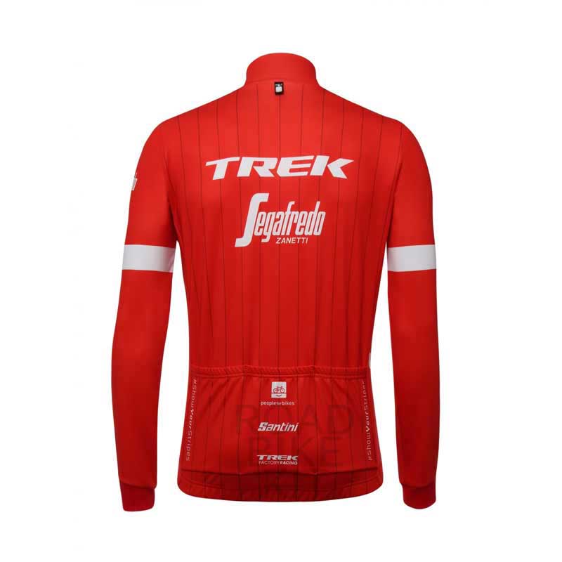 trek segafredo jersey long back 2018