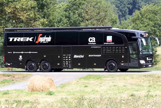 trek segafredo team bus 2018