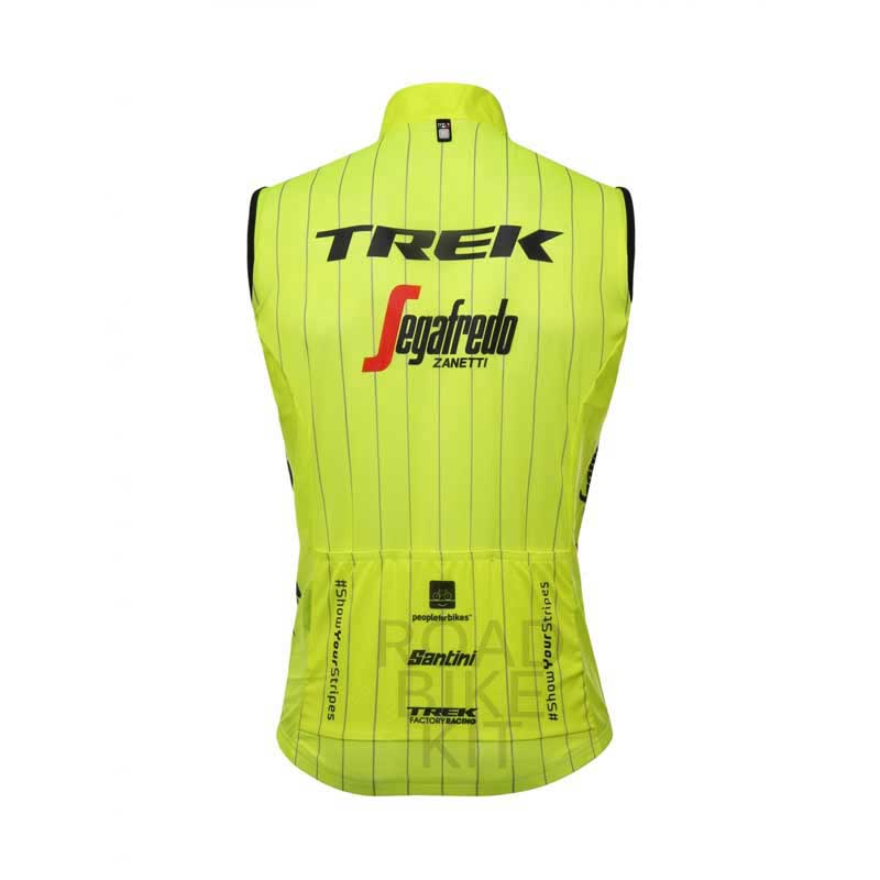 trek segafredo training gilet back 2018