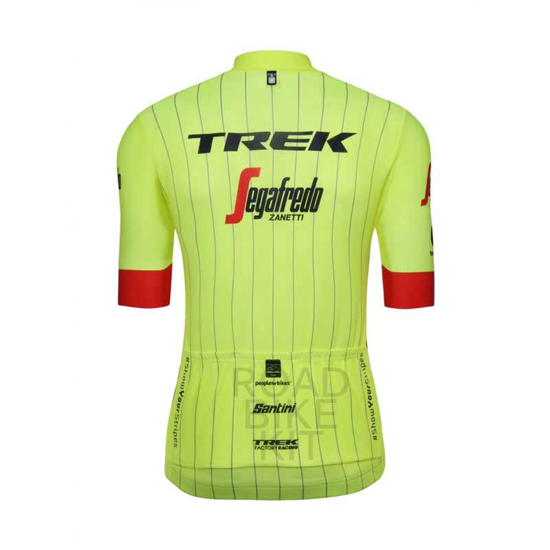 trek segafredo training jersey back 2018