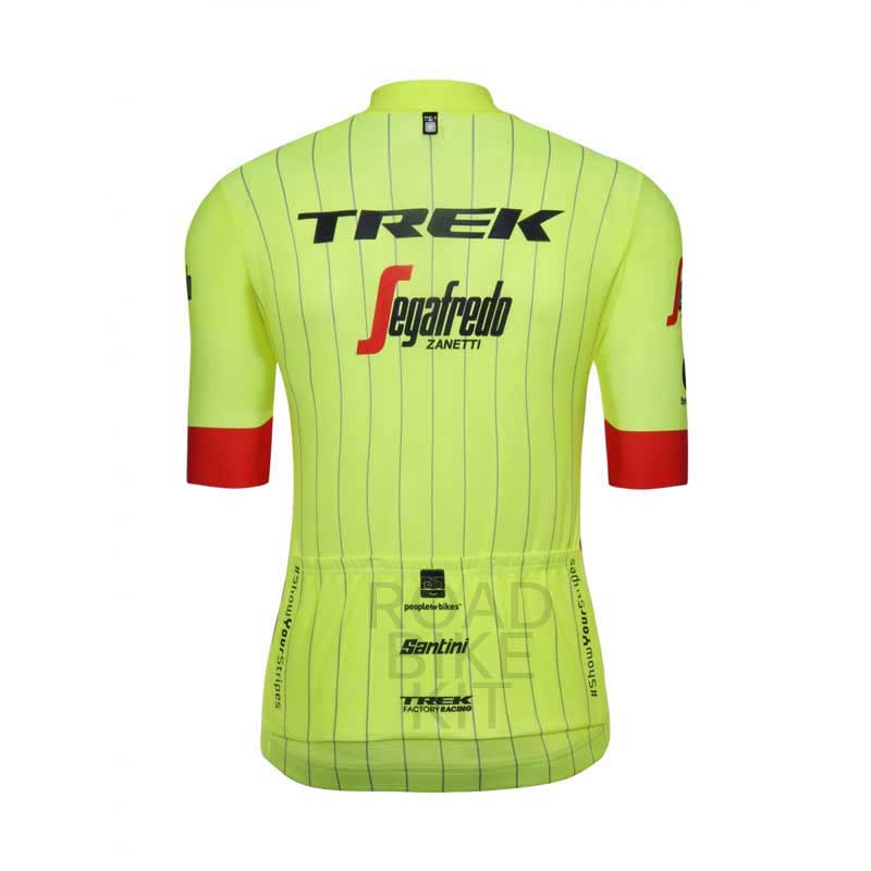 trek segafredo training jersey back 2018