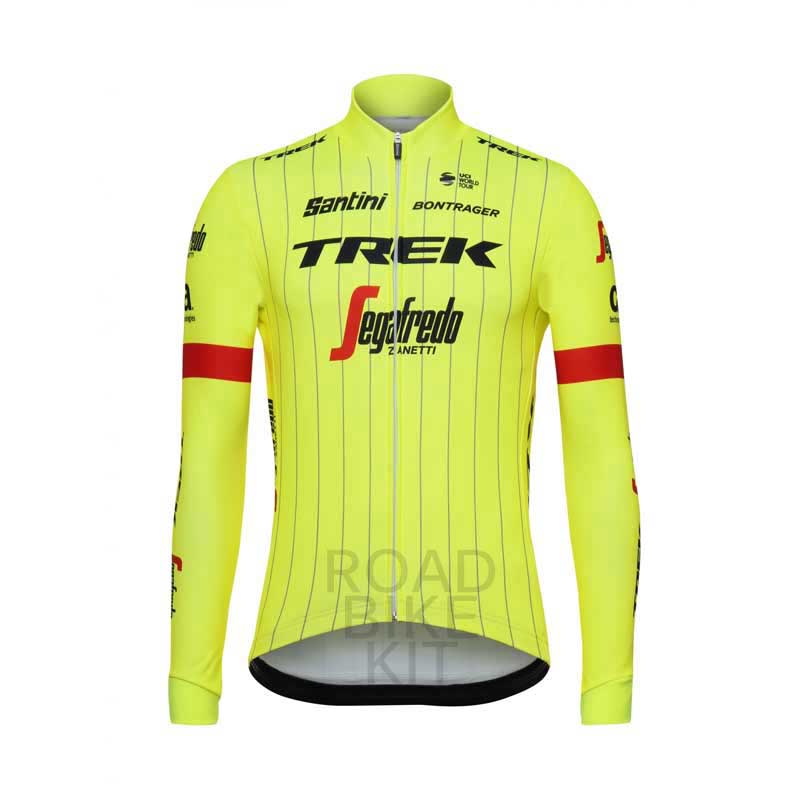 trek segafredo training thermal jersey 2018