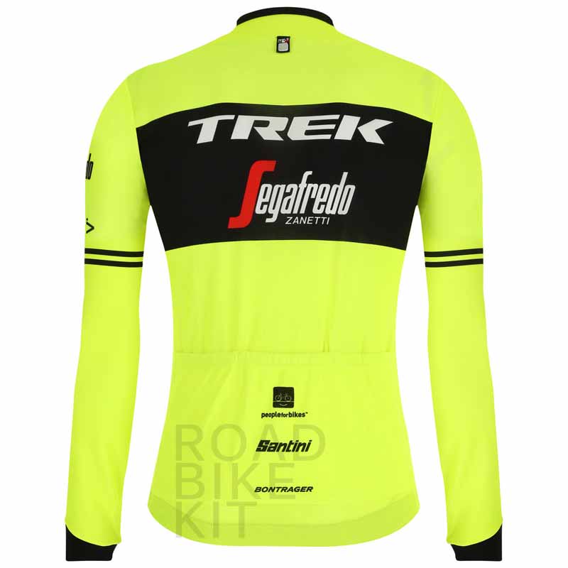 trek segafredo long sleeve back training 2019