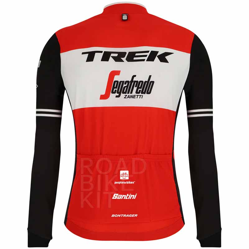 trek segafredo long sleeve back 2019