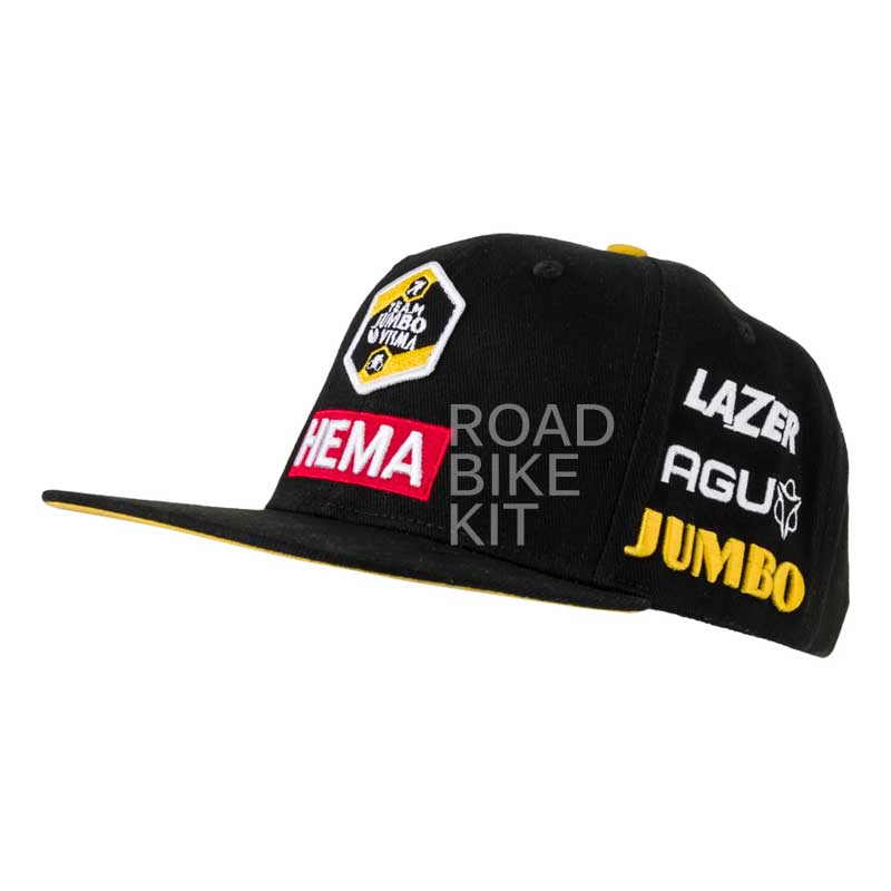 team jumbo visma podium flat cap  2023