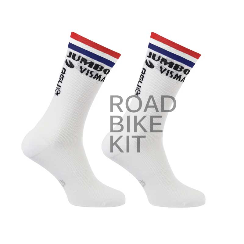 team jumbo visma socks dutch 2023