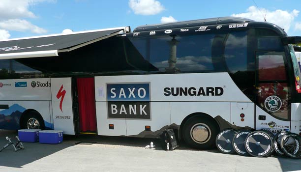 saxo bank team bus 2012