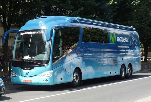 movistar team bus 2011