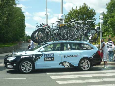 saxo bank sungard team car 2011