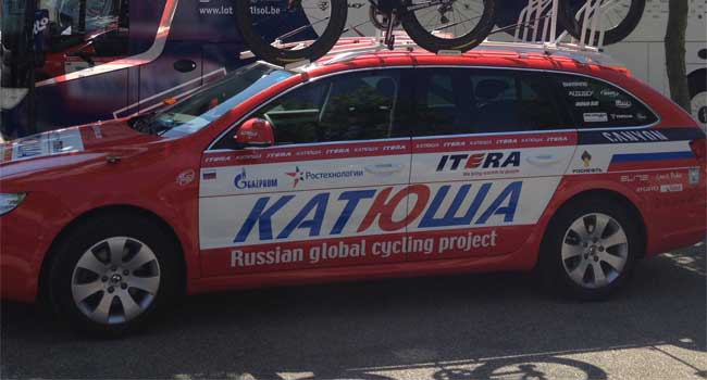 katusha team car 2013
