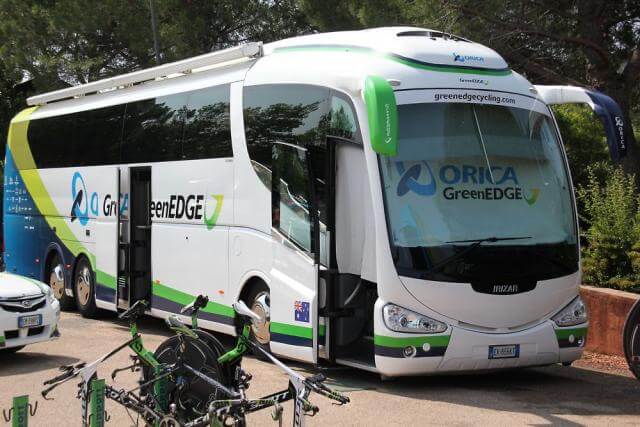 orica team bus 2013