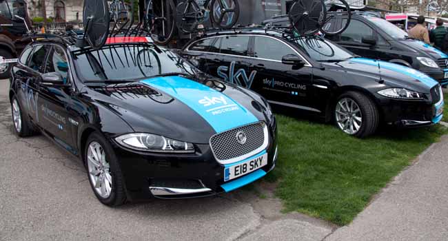 team sky team car 2013