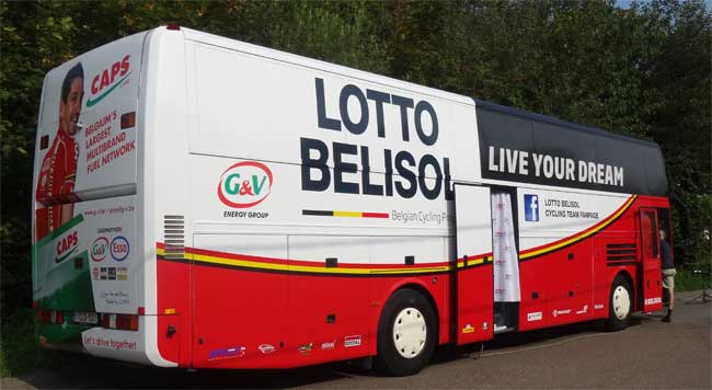 lotto soudal team bus 2017