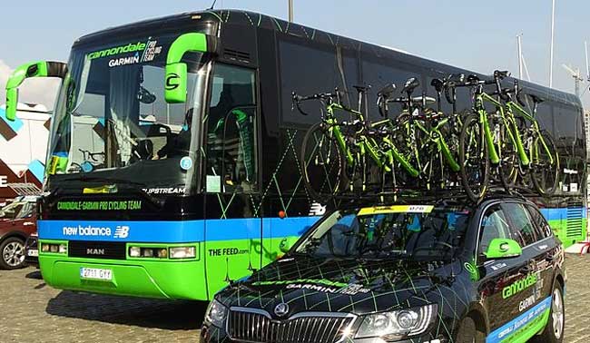 cannondale garmin team bus 2015