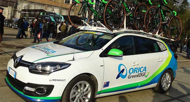 orica bike exchange team car 2016