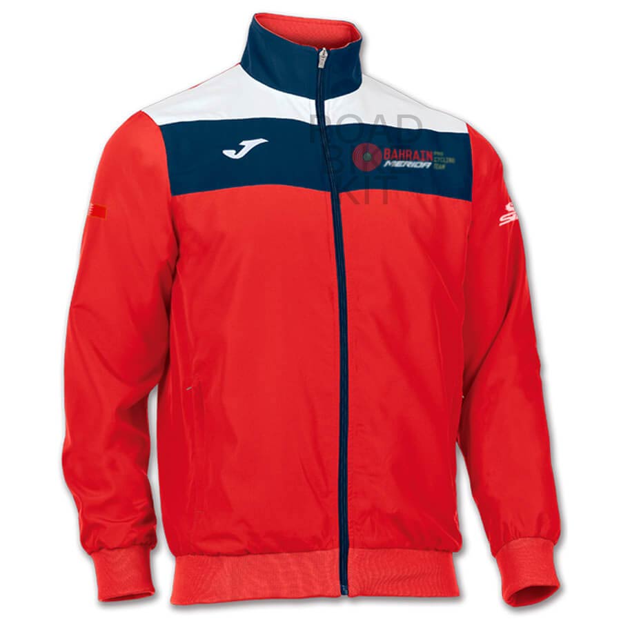 bahrain merida soft shell jacket red 2017