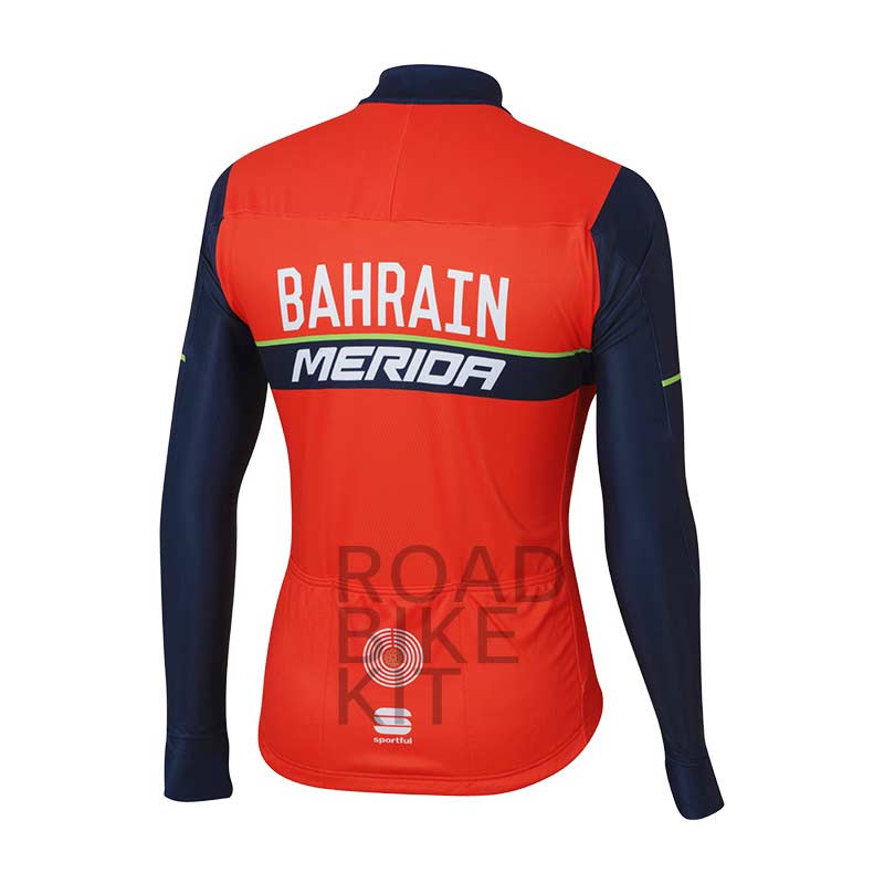 bahrain merida long sleeve jersey back 2017