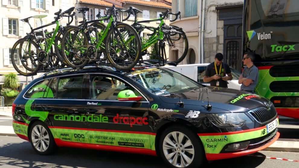 cannondale drapac team car 2017