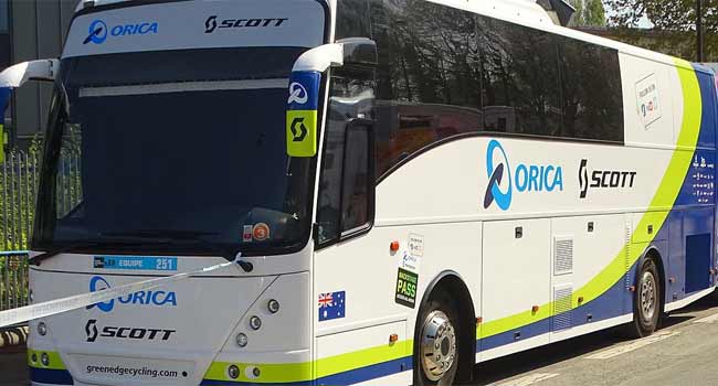 orica scott team bus 2017