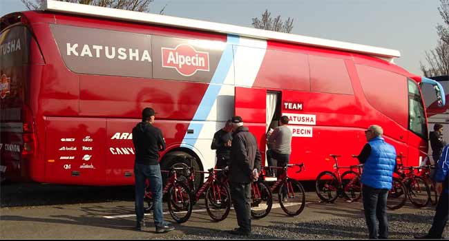 katusha alpecin team bus 2017