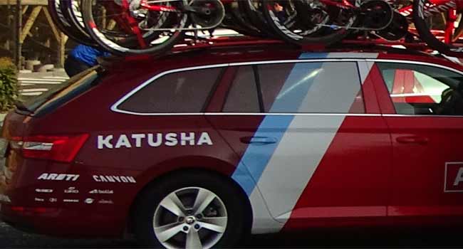 katusha alpecin team car 2018
