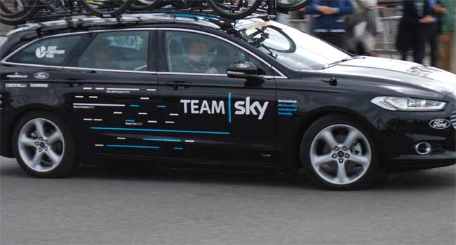 team sky team car 2017