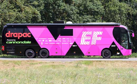 ef drapac team bus 2018