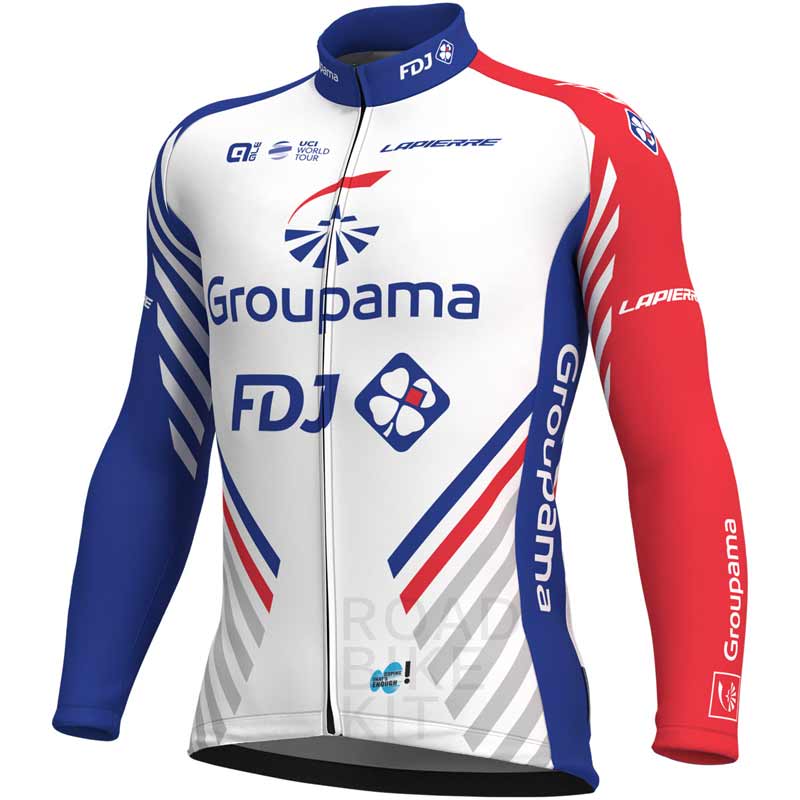 groupama fdj long sleeve jersey 2018