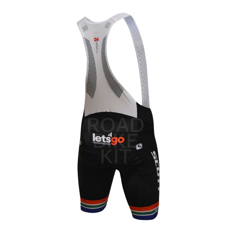mitchelton scott south african champion bibshorts back 2018