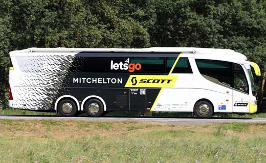 mitchelton scott team bus 2018