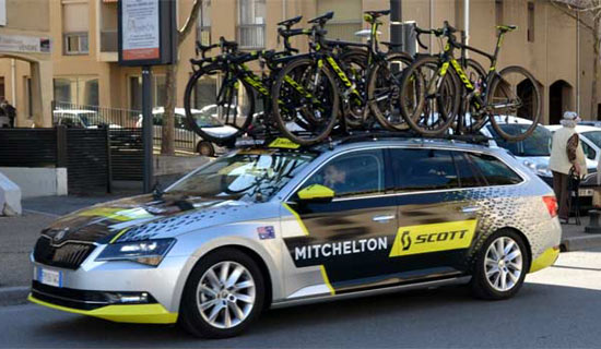 mitchelton scott team car 2018