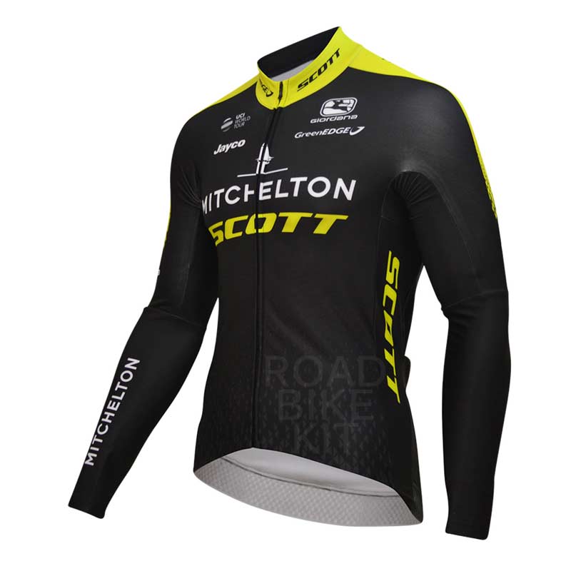 mitchelton scott jersey long sleeve front 2018