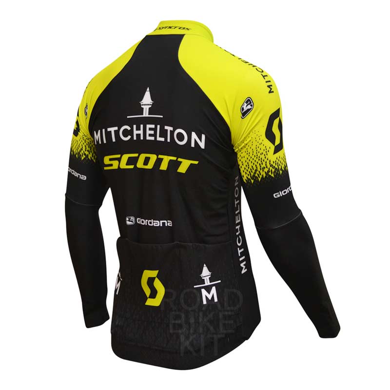 mitchelton scott jersey long sleeve back 2018