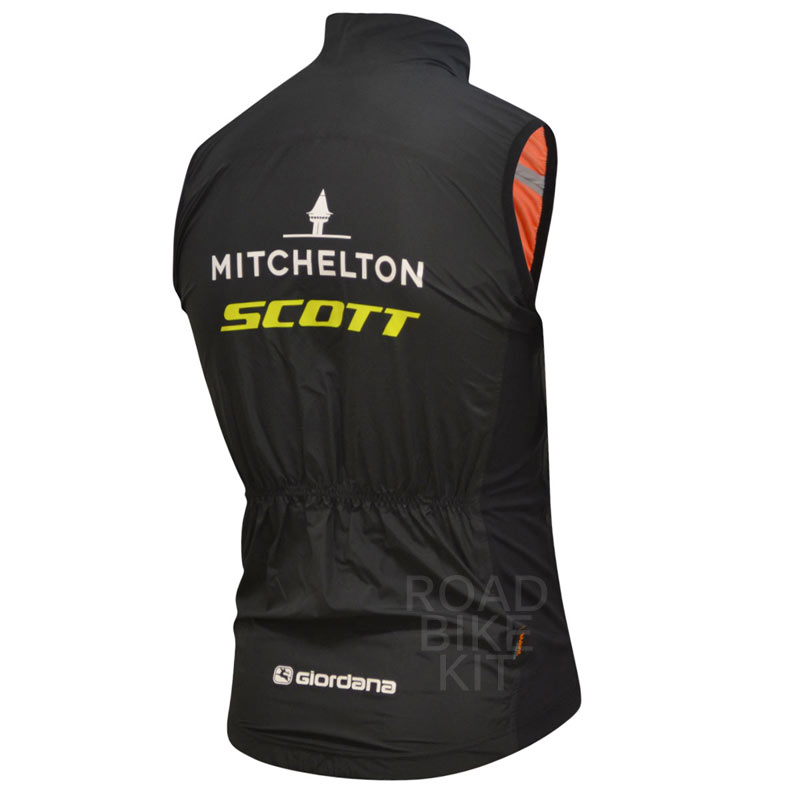 mitchelton scott monsoon vest back  2018
