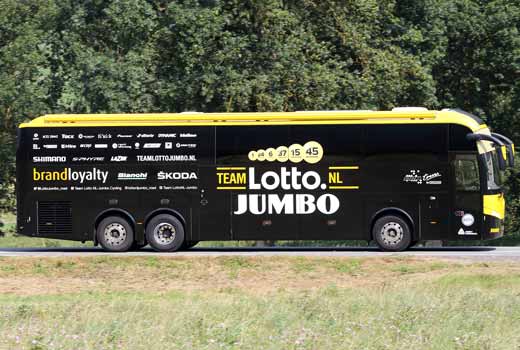 team lotto nl jumbo team bus 2018