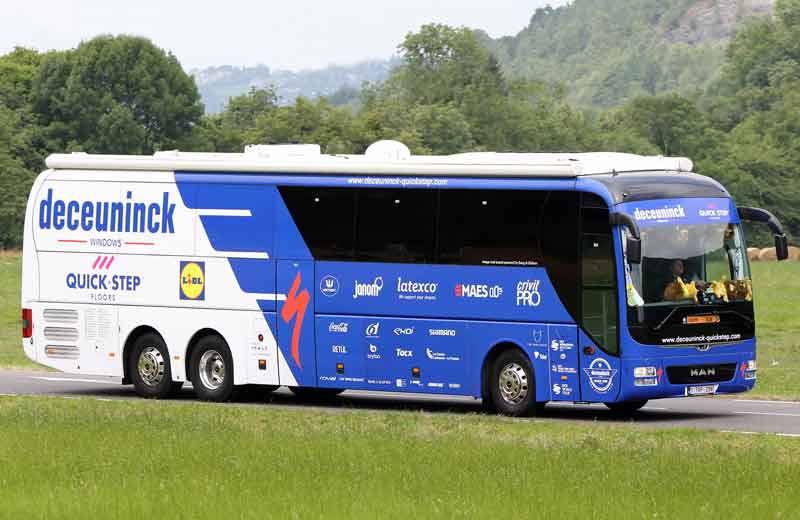quick step team bus 2019