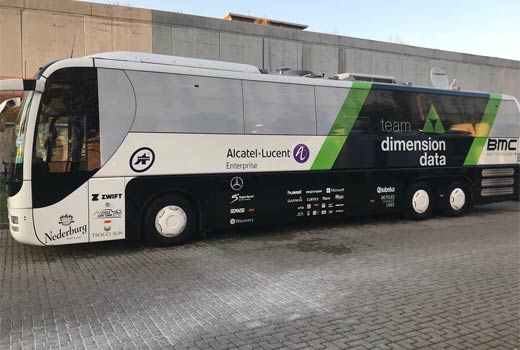 team dimension data team bus 2019