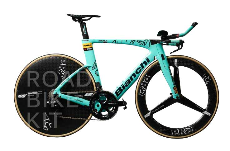 Jumbo Visma Bianchi AquilaCV TT bike 2019