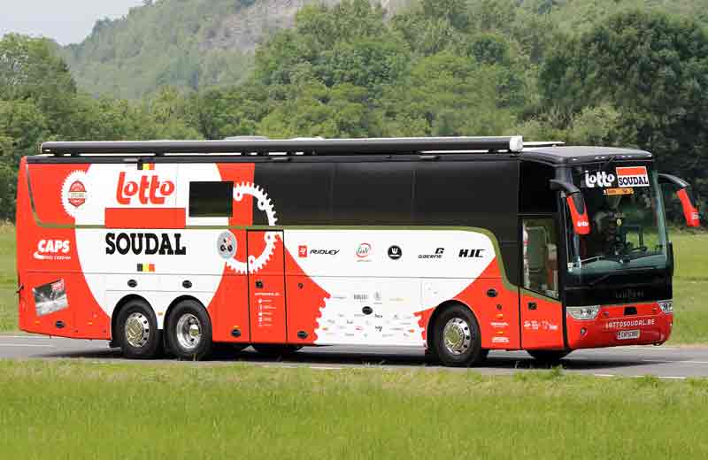 lotto soudal team bus 2019