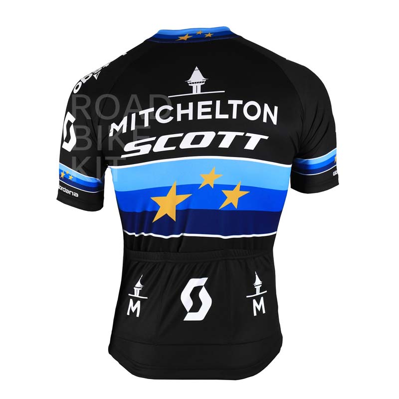 mitchelton scott european jersey black back 2019