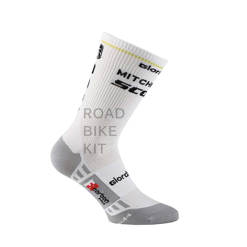 mitchelton scott sock white 2019