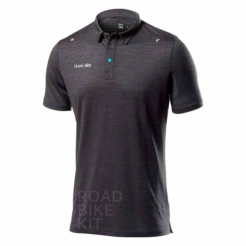 sky castelli polo dark grey 2019