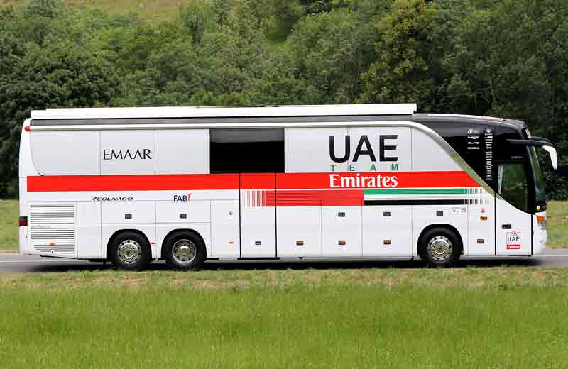 uae team emirates team bus 2019