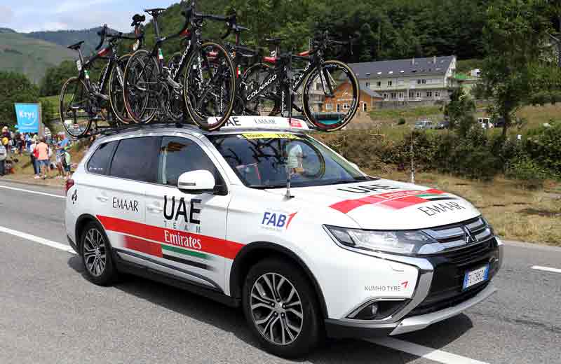 uae team emirates team car 2019