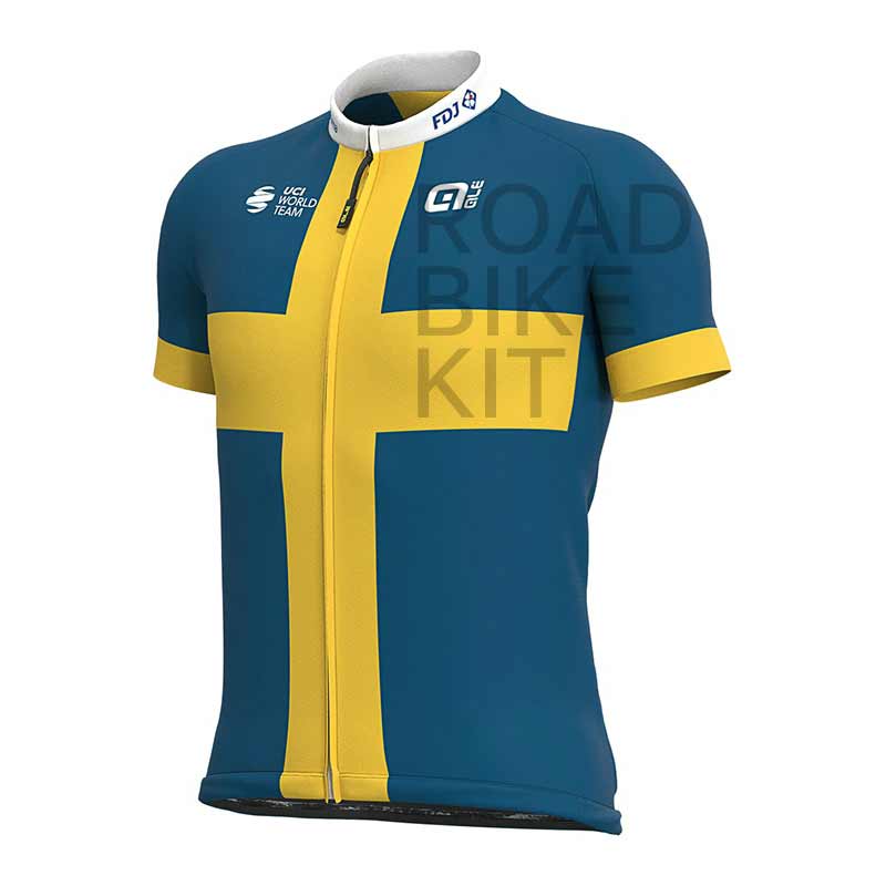 groupama fdj  sweden champion jersey 2019