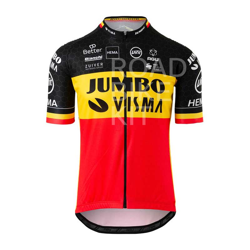 team jumbo visma belgian champ jersey 2020