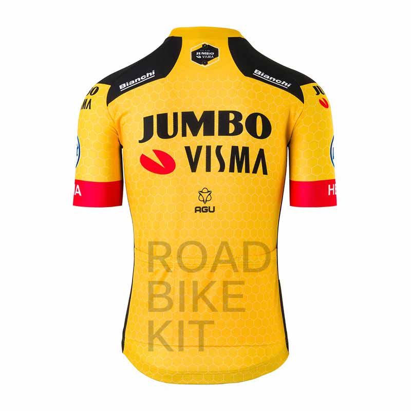 team jumbo visma jersey back 2020