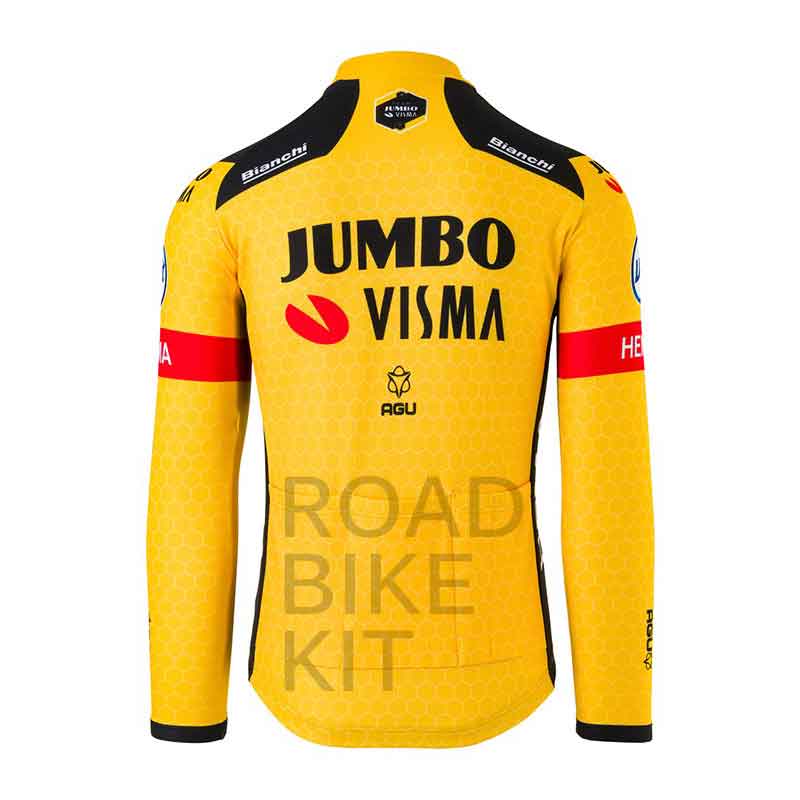 team jumbo visma long sleeve back 2019