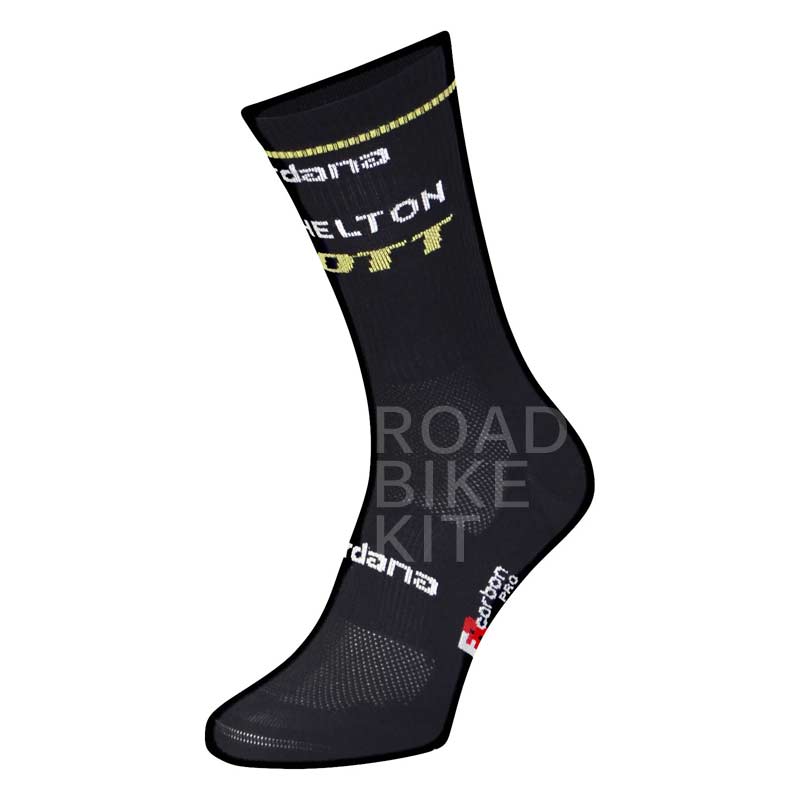 mitchelton scott sock black 2020